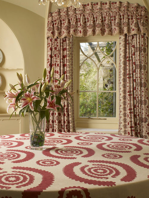 Arabella Red Fabric