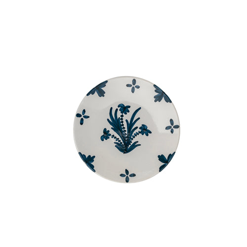 Blue Summer Flower Ceramic Small Plate