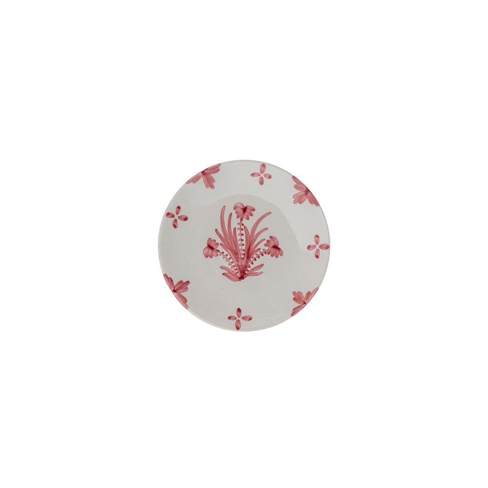 Pink Summer Flower Ceramic Small Plate 1