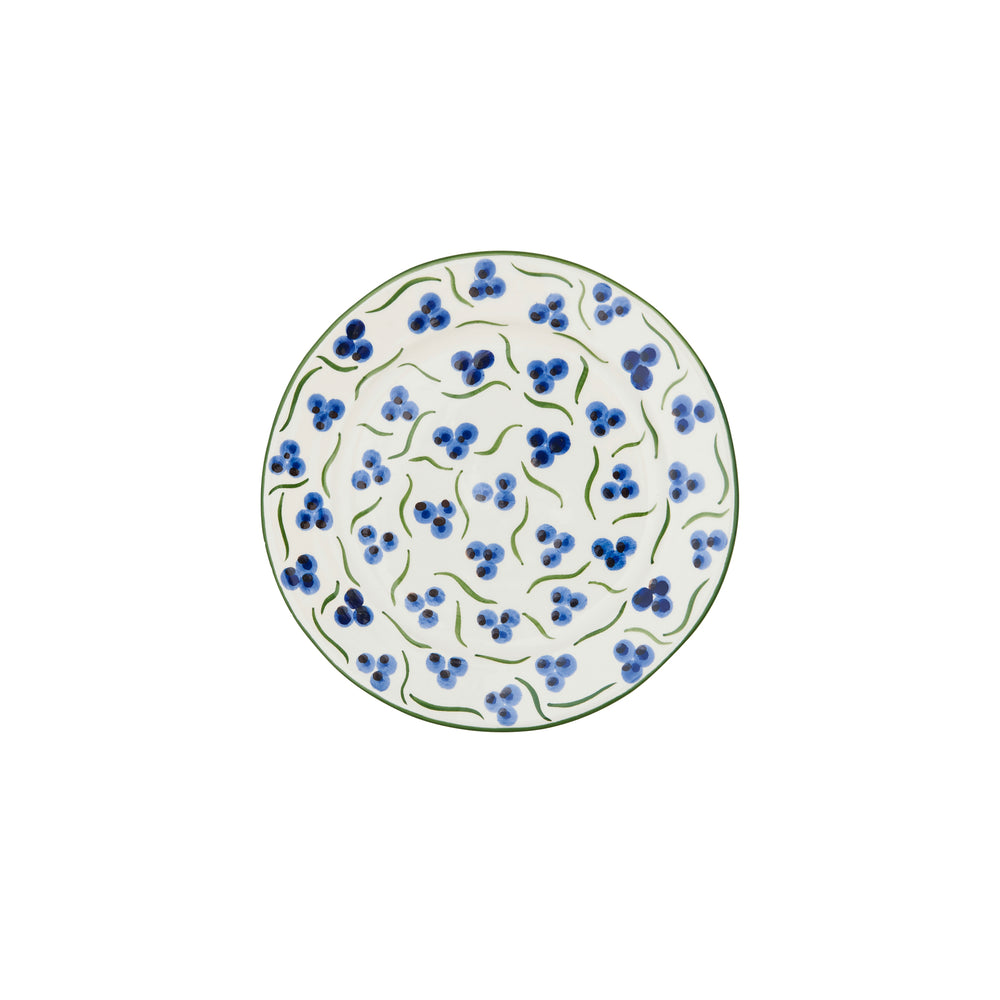 Blue and Green Chintamani Ceramic Medium Plate 1