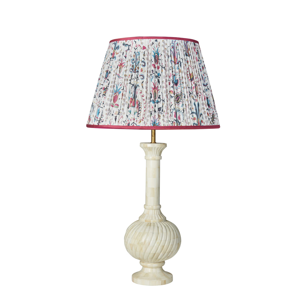 Mughal Lampshade with Pink Trim 3
