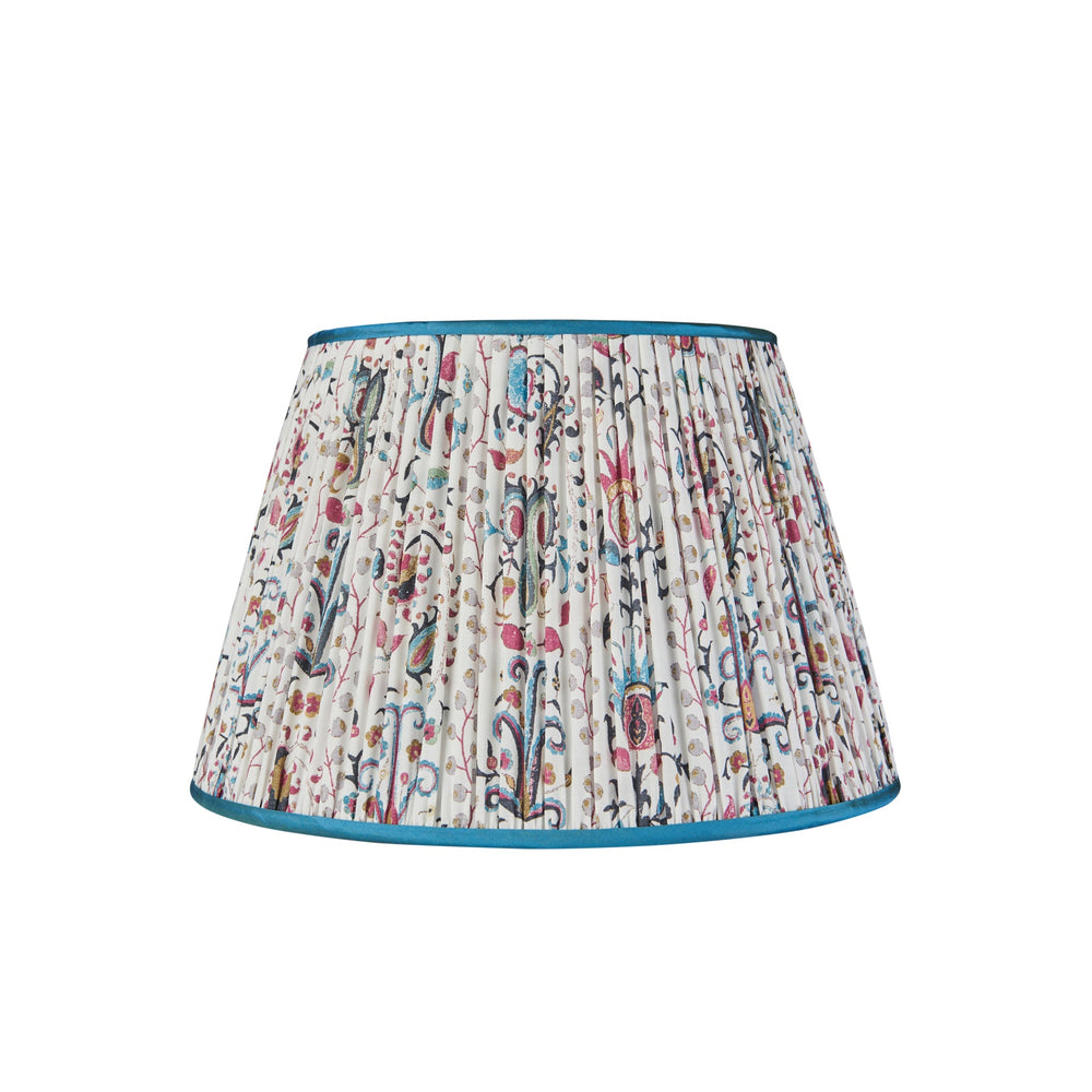 Mughal Lampshade with Light Blue Trim 7