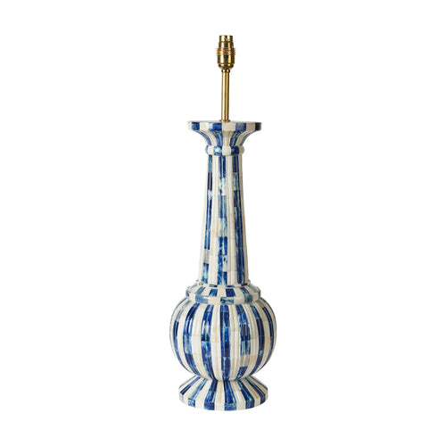 Blue Stripe Savitri Lamp Base