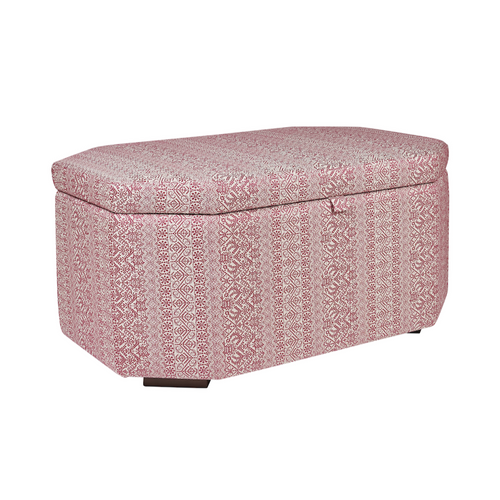 Ottoman Box in Buriam Strong Pink