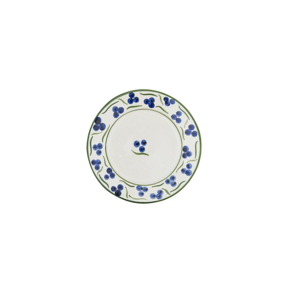 Blue and Green Chintamani Ceramic Small Plate 1