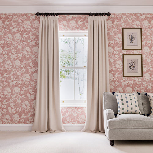 Flowerberry Pink Wallpaper Sample