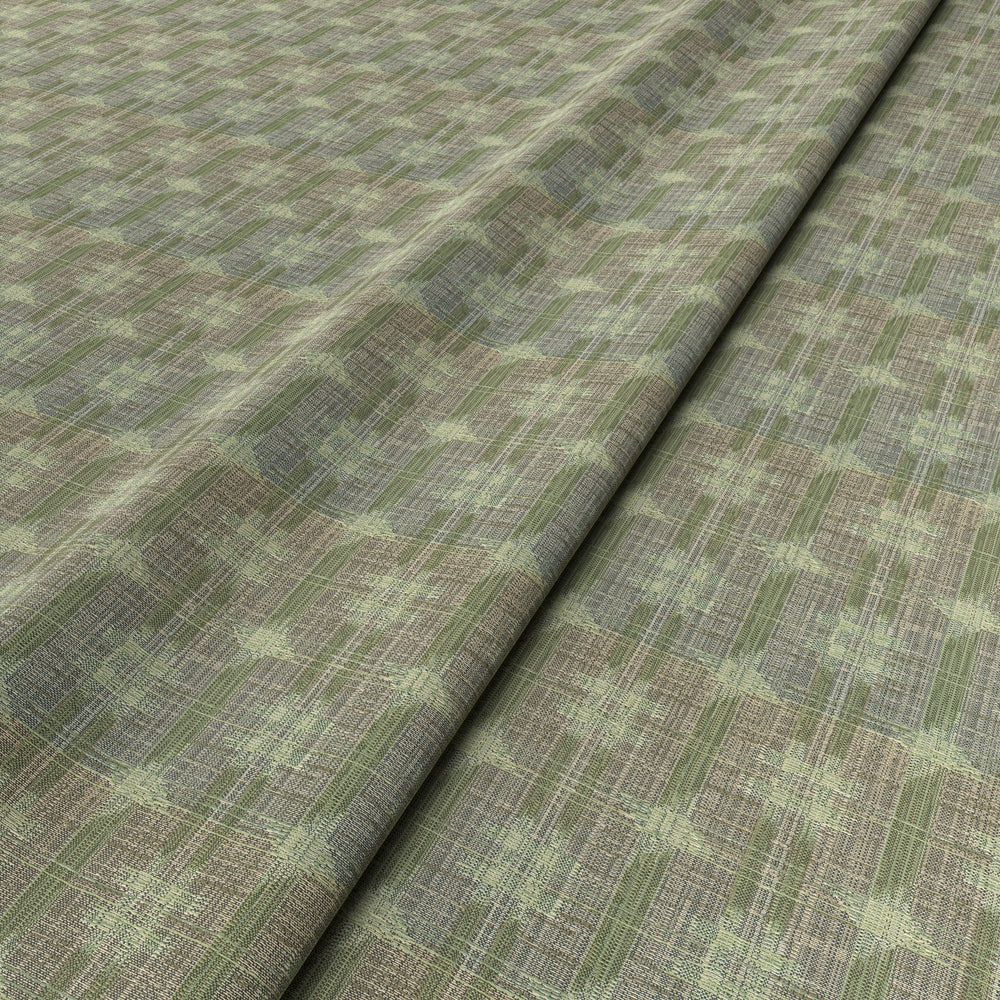 Inca Check Green Fabric 9