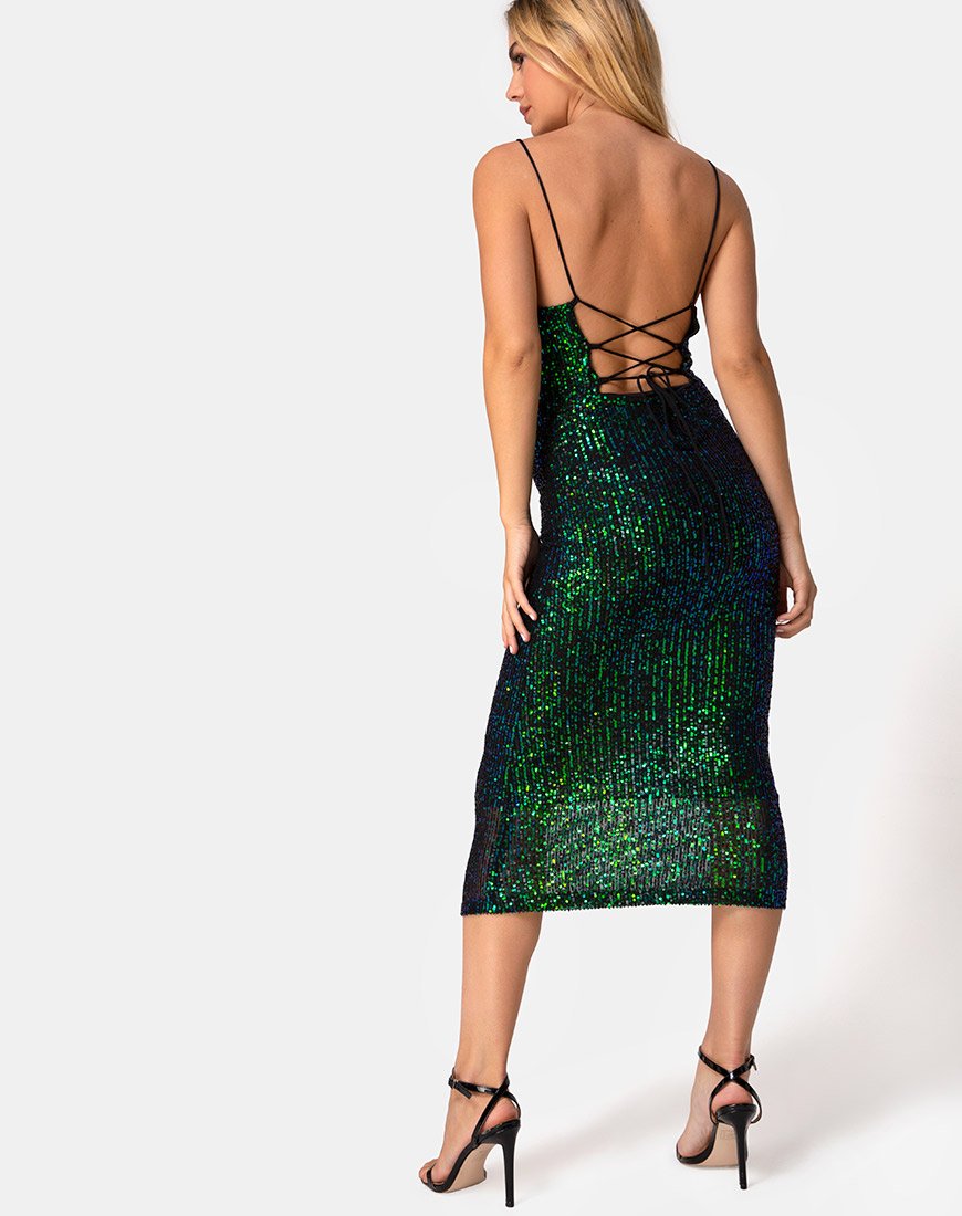 net midi dress