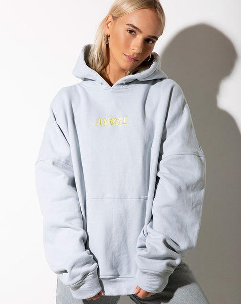 oversized baby blue hoodie