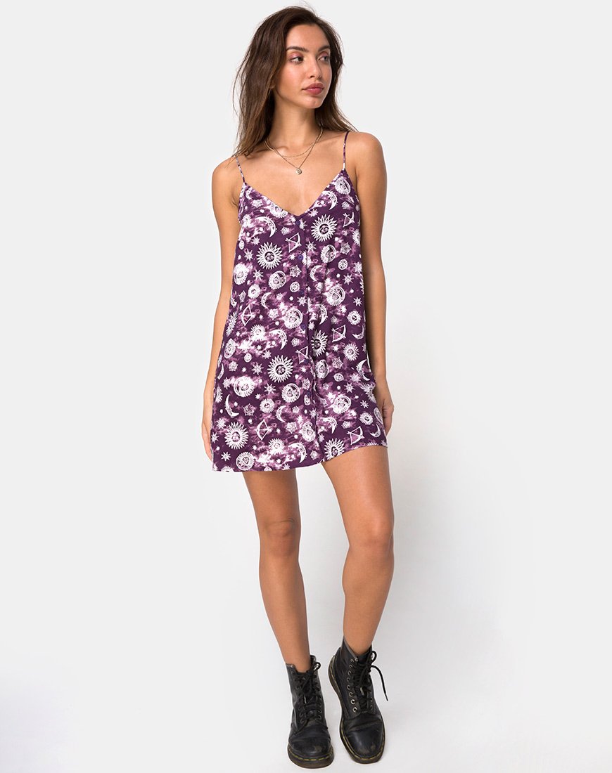 zodiac slip dress