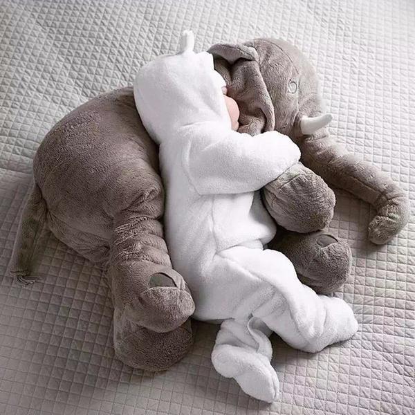 soft baby elephant pillow