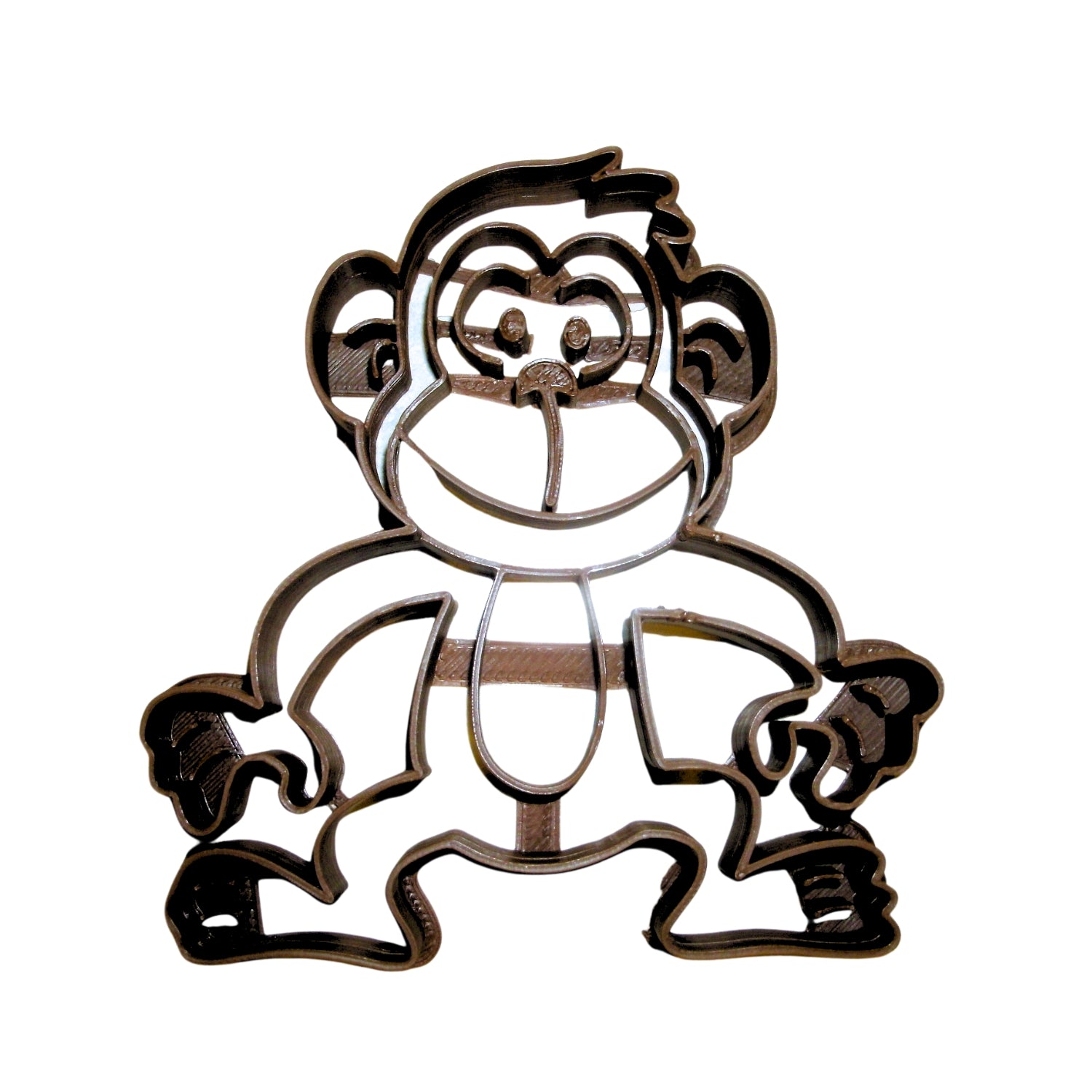 6x Monkey Animal Fondant Cutter Cupcake Topper 1.75 IN USA FD575