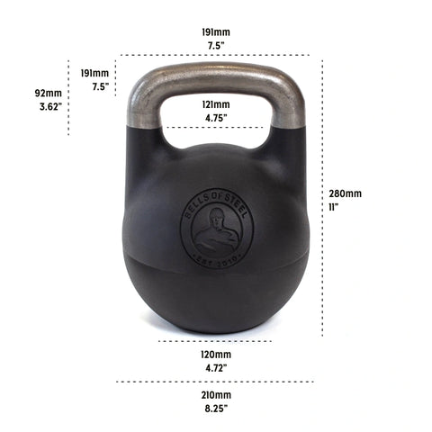 XM Fitness - Competition Kettlebell - 20KG – The Treadmill Factory