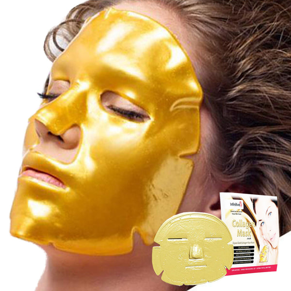 Infinitive Beauty 24K Gold Collagen Crystal Face Masks 0