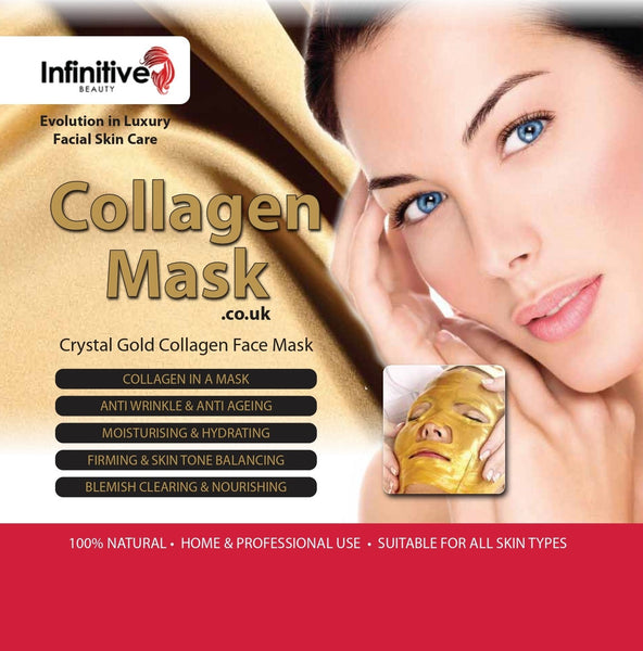 Infinitive Beauty 24K Gold Collagen Crystal Face Masks 6