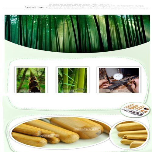 Infinitive Beauty Luxury Bamboo Makeup Brushes 3