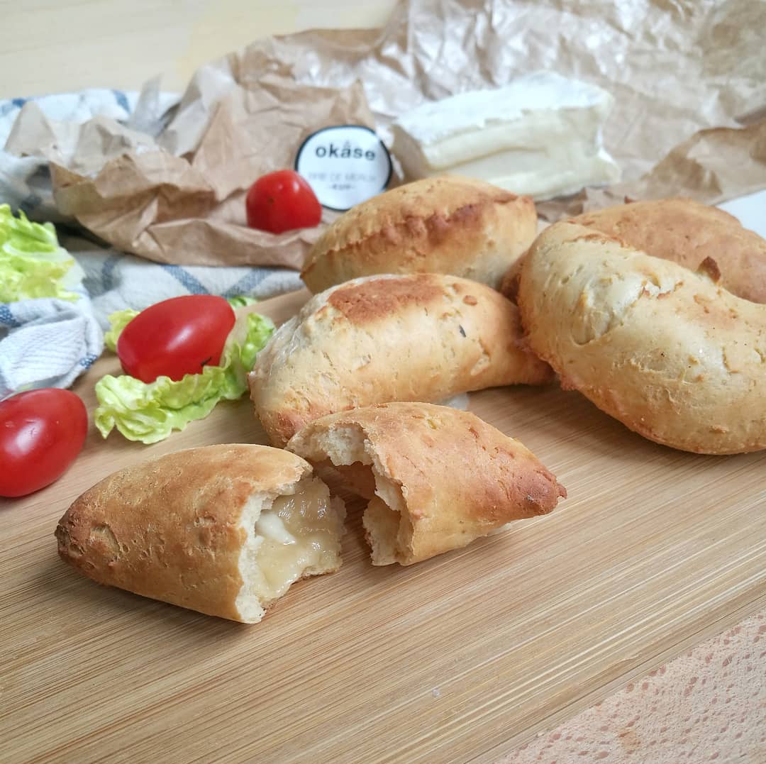 Käsetaschen mit Brie