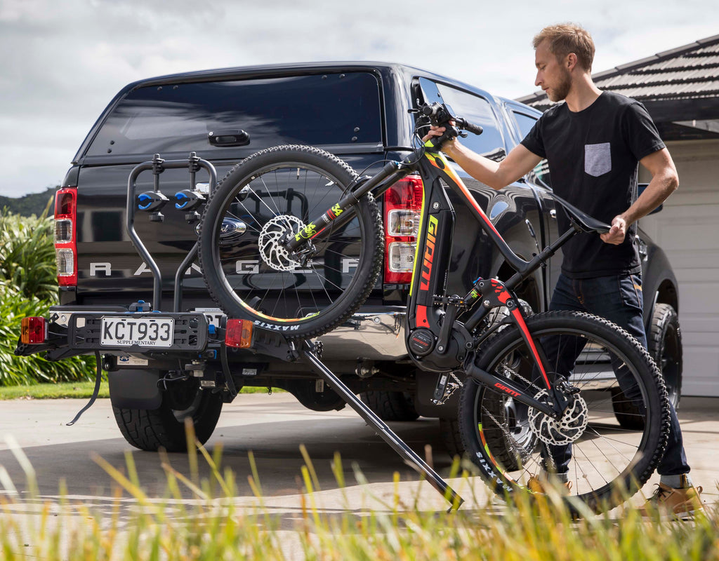 e bike rack with ramp