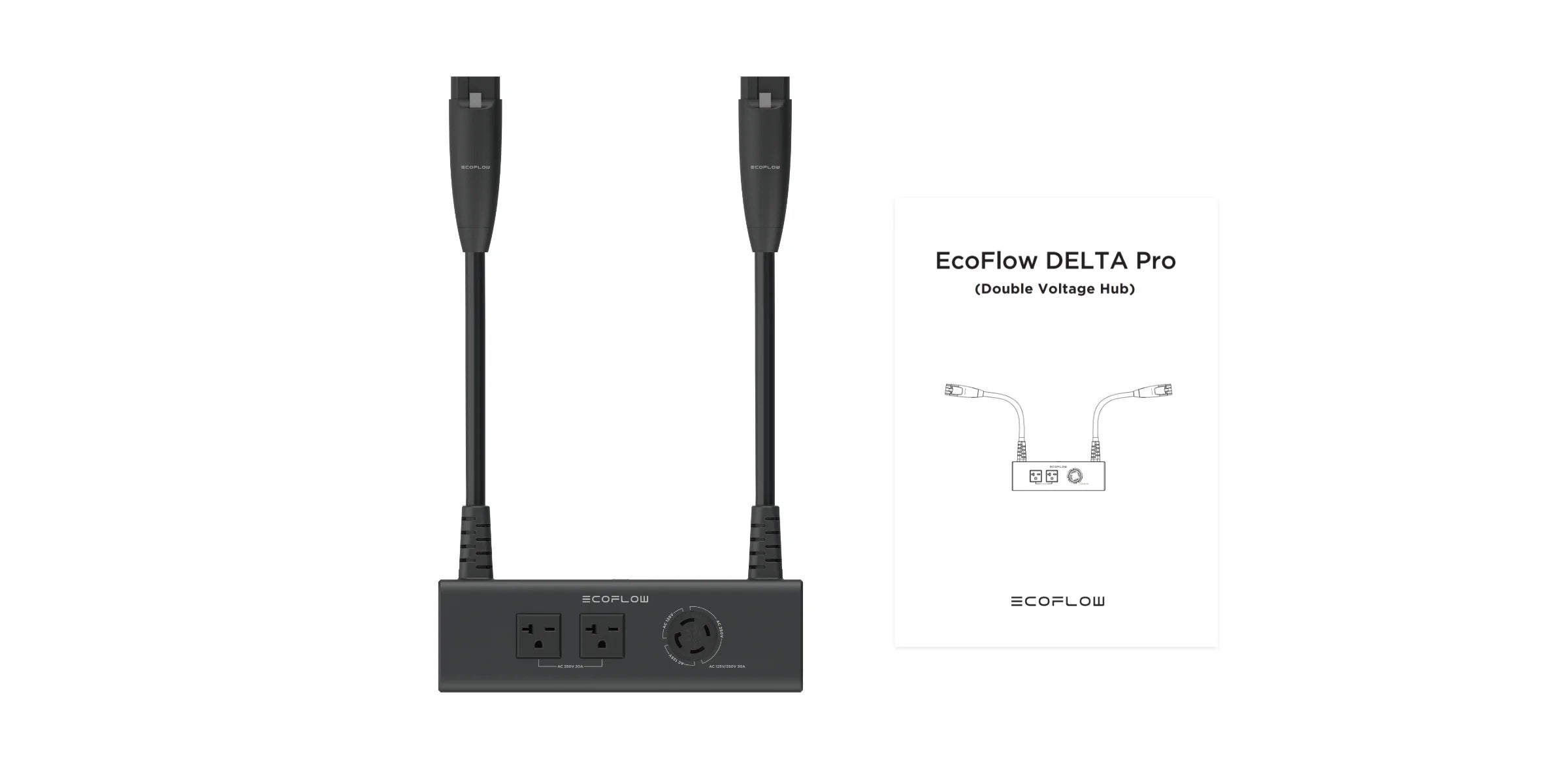 EcoFlow Double Voltage Hub (DELTA Pro) package contents