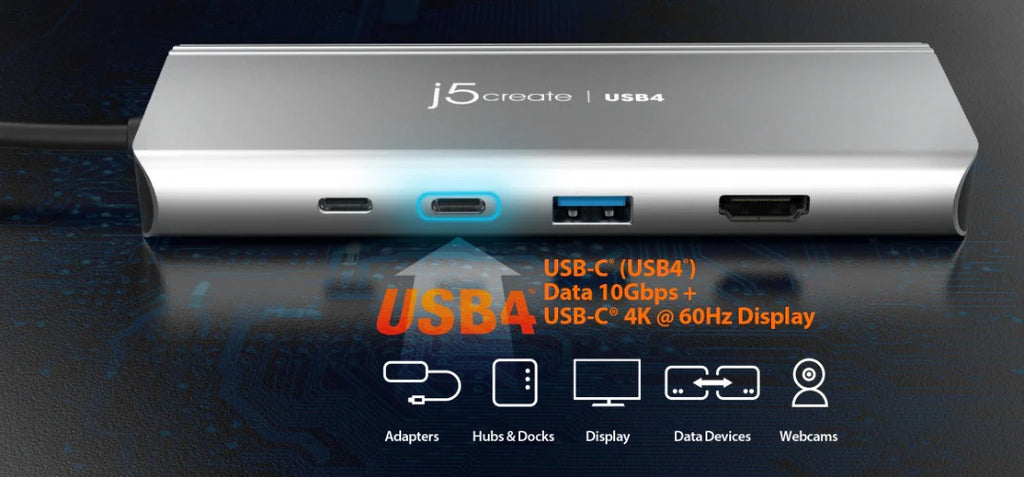 Built-in A Multi-Function USB-C® Port