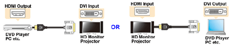 HDMI to DVI Application