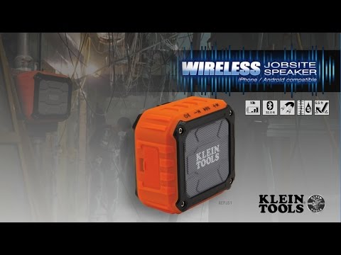 kapitalisme Baffle bossen Klein Tools AEPJS1 Wireless Jobsite Bluetooth Speaker – FireFold