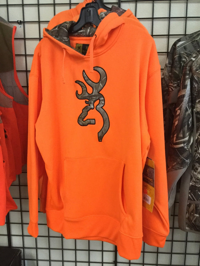 browning blaze orange hoodie
