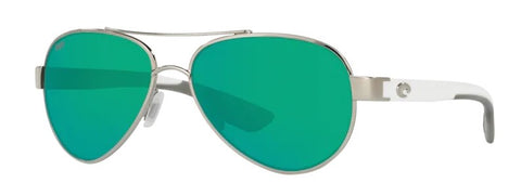 Costa Loreto Sunglasses - Palladium w/ Green Mirror Lens - Pacific Flyway Supplies
