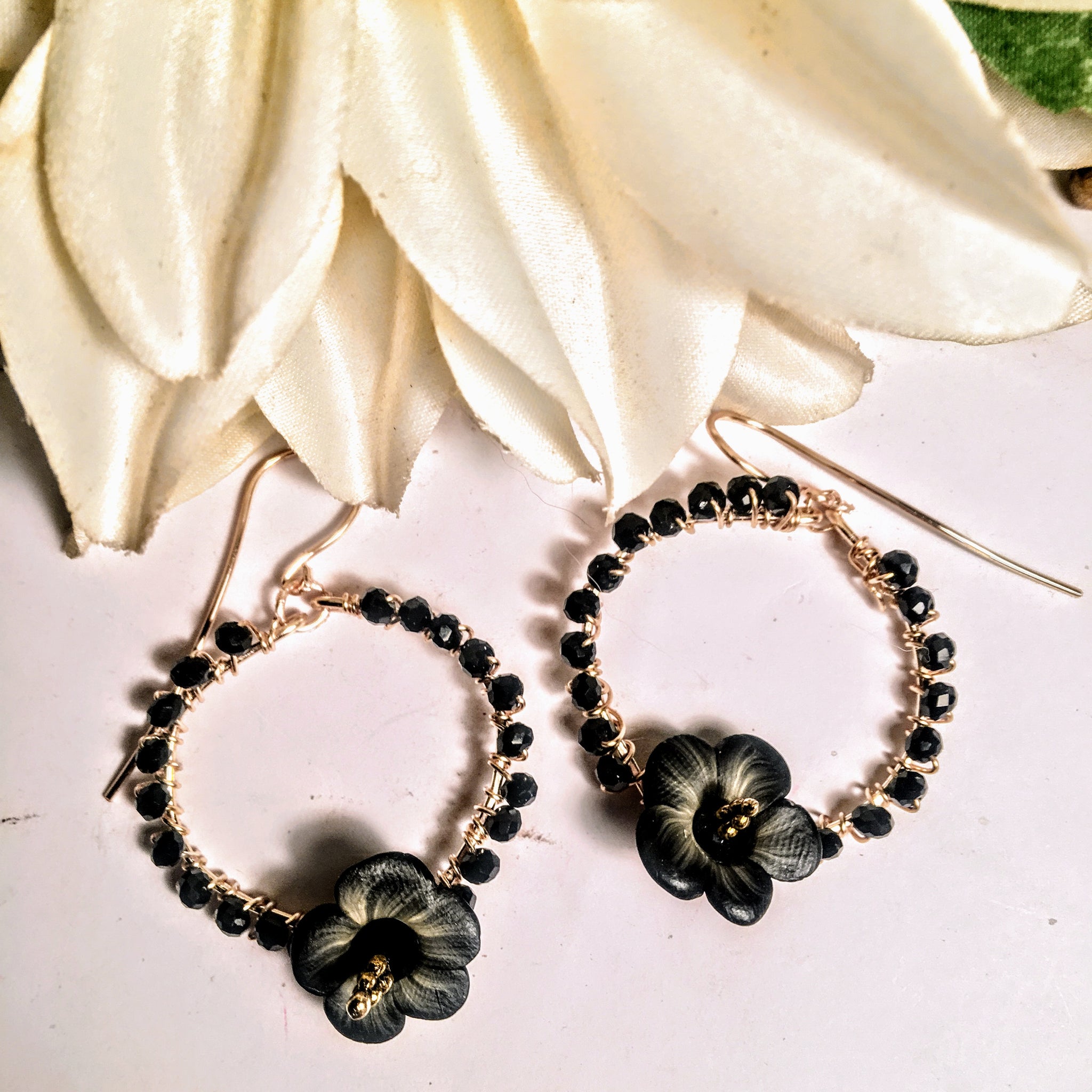 Customizable Crystal Hoops