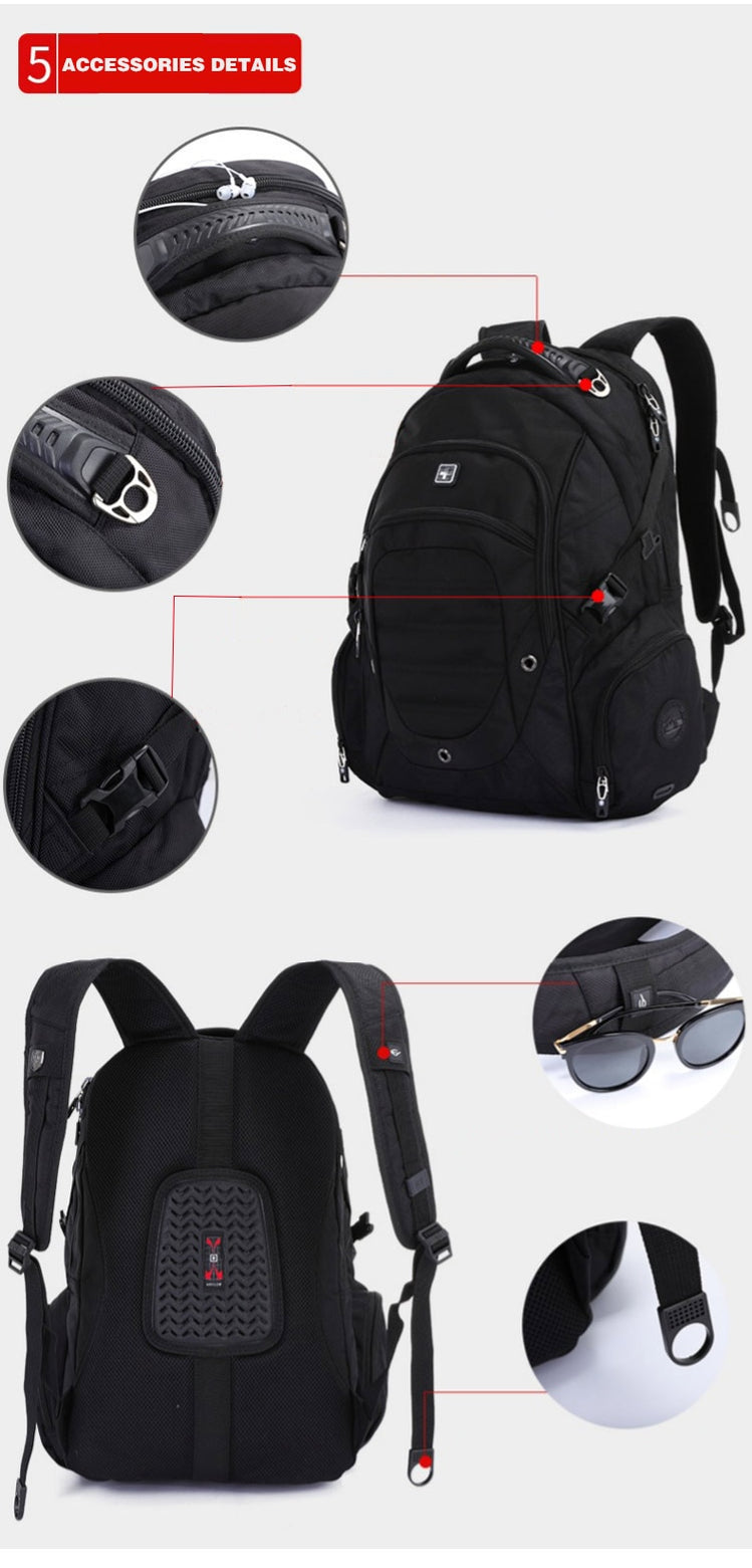 Swiss Design Large Capacity Anti-Theft Travel Backpack — ERucks