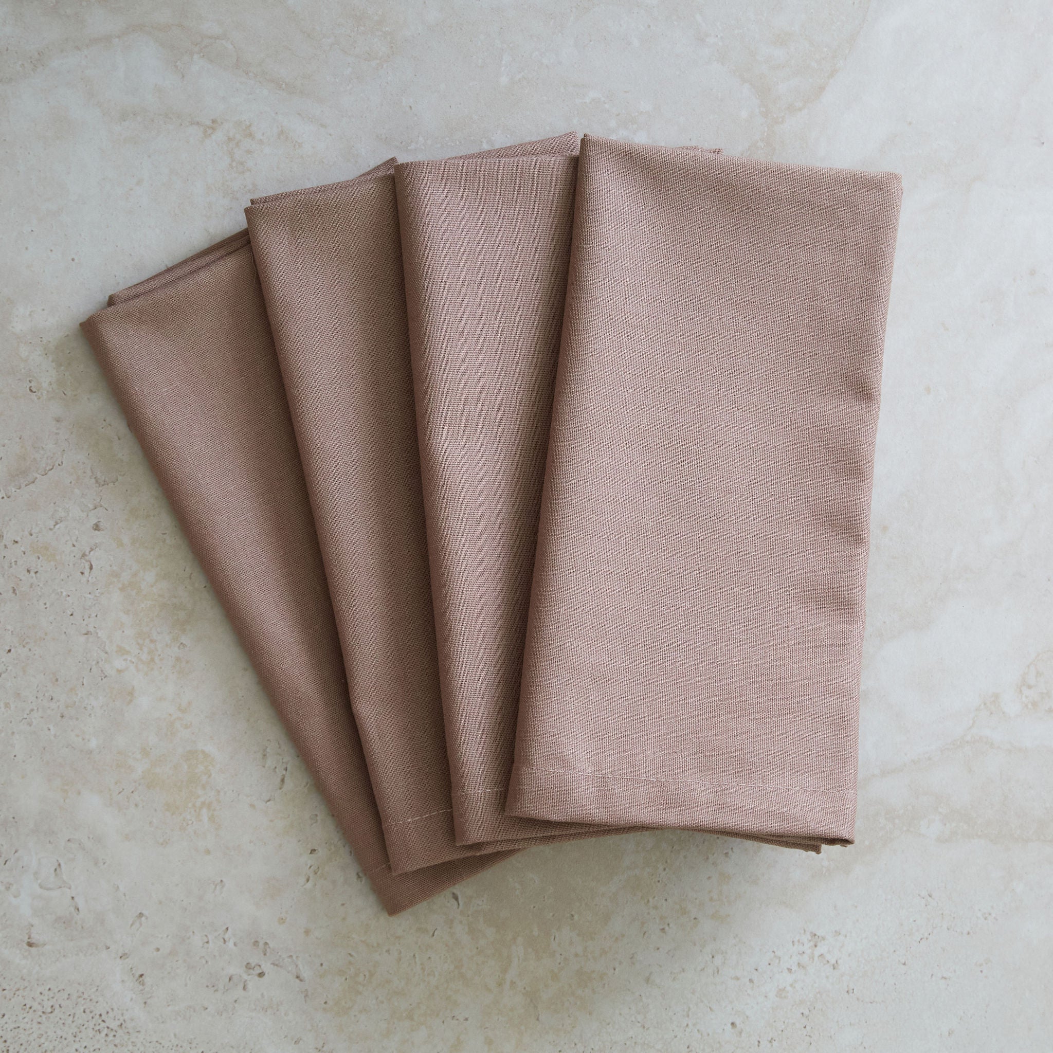 Desert Taupe Cotton Linen Napkin