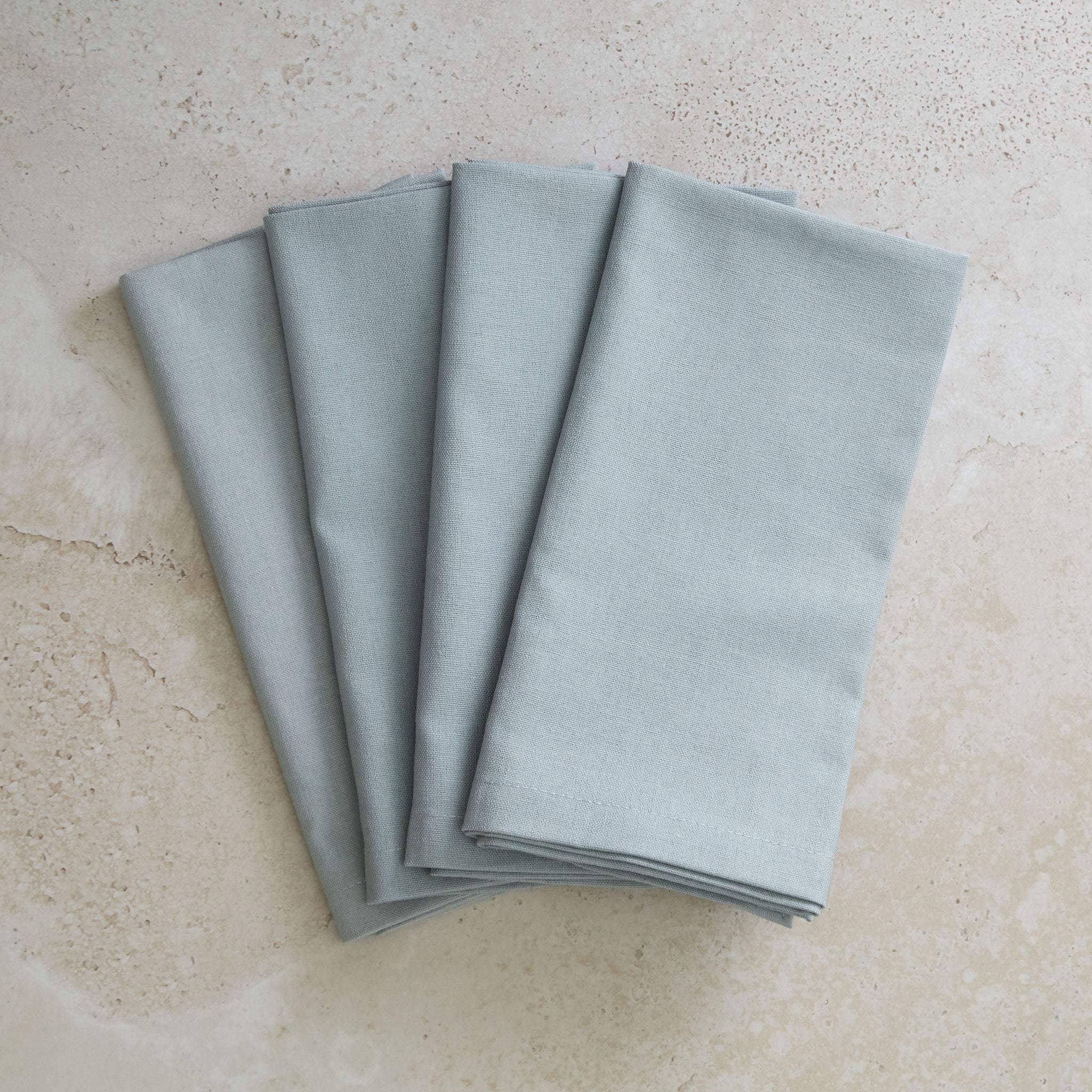 Duck Egg Blue Cotton Linen Napkin