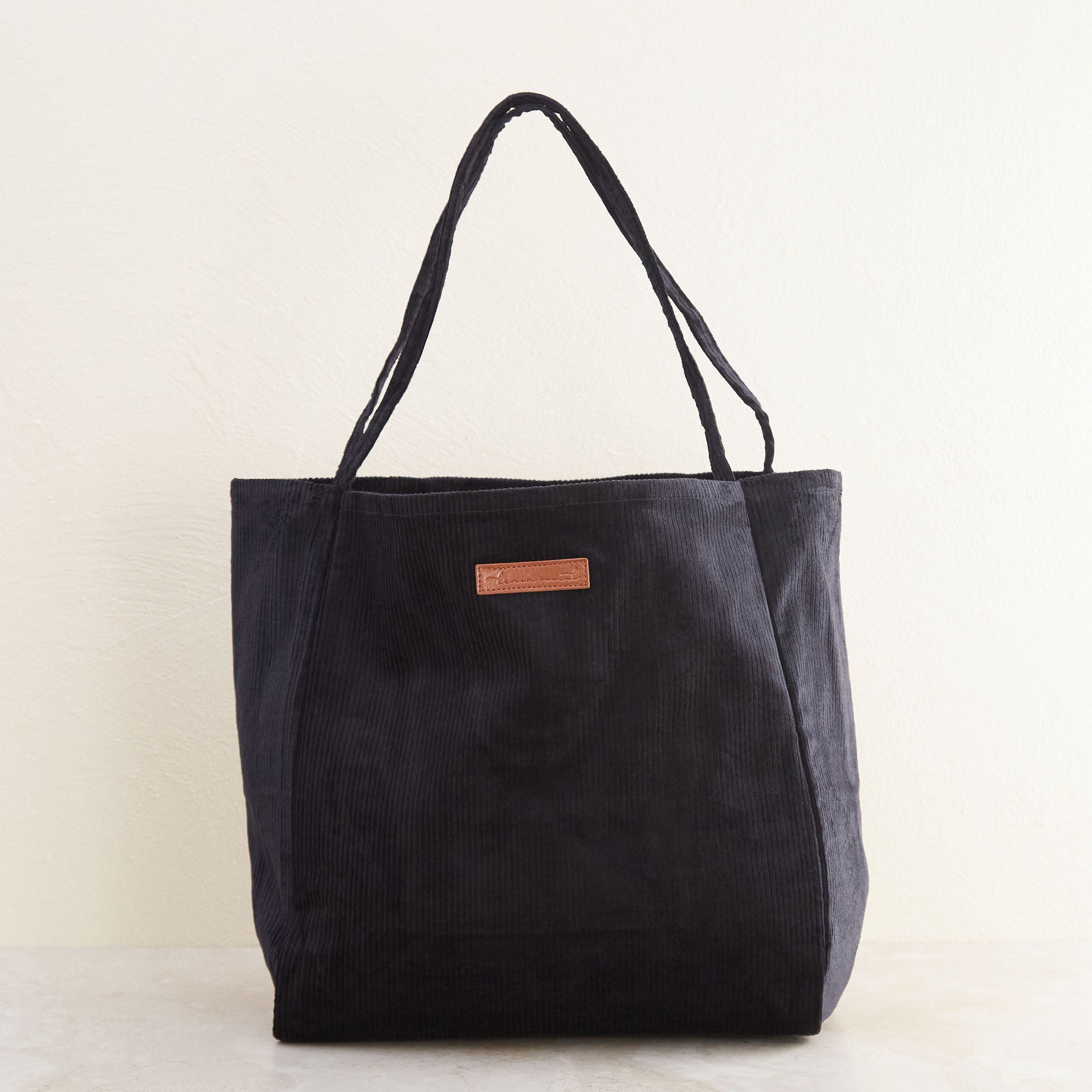 Ink Corduroy Tote Bag