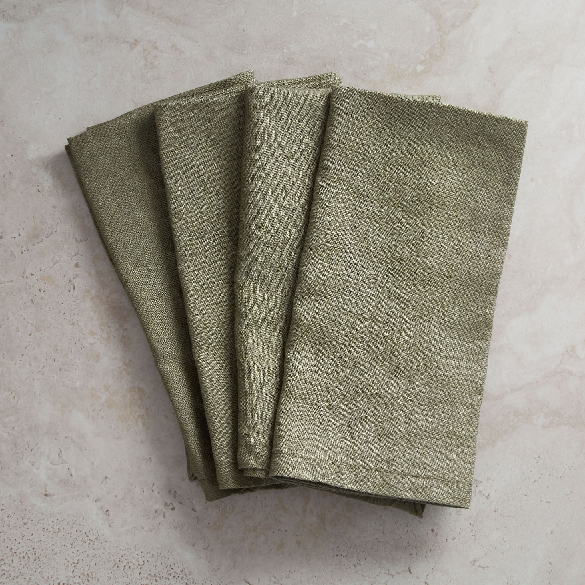 Martini Greeny Linen Napkin