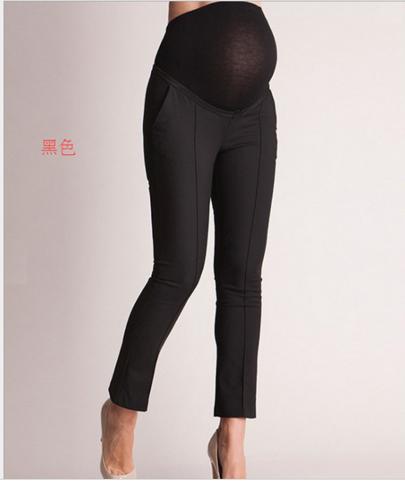 New explosion models solid color stomach lift pregnant women trousers ...