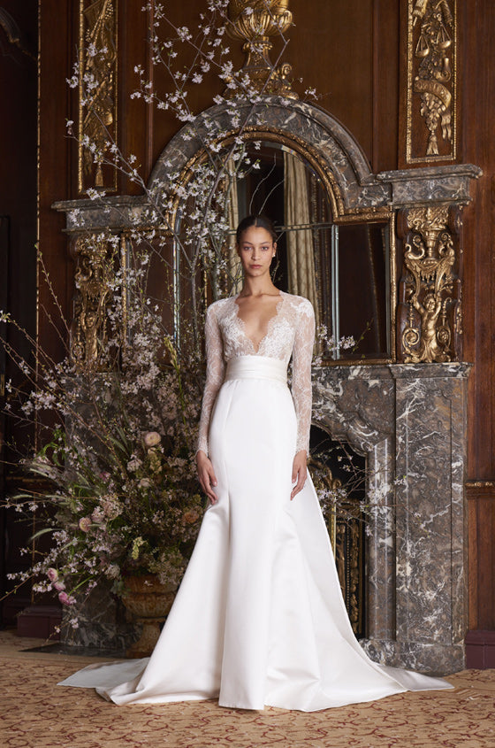 Featured image of post Monique Lhuillier Wedding Dress Long Sleeve