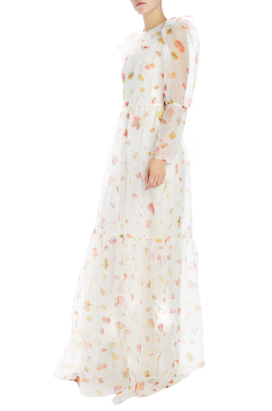 monique lhuillier floral gown