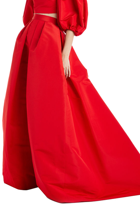 monique lhuillier red gown