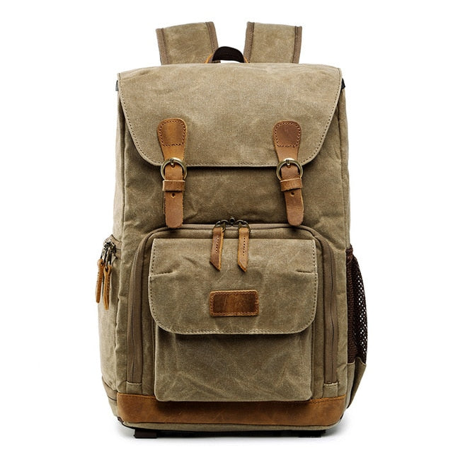 vintage photography backpack