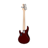 Sterling S.U.B Series Ray5 HH 5-String Electric Bass Guitar, Maple FB, Candy Apple Red