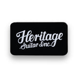 Heritage Celluloid Black Vintage Guitar Pick, Heavy, 12-Pick Tin