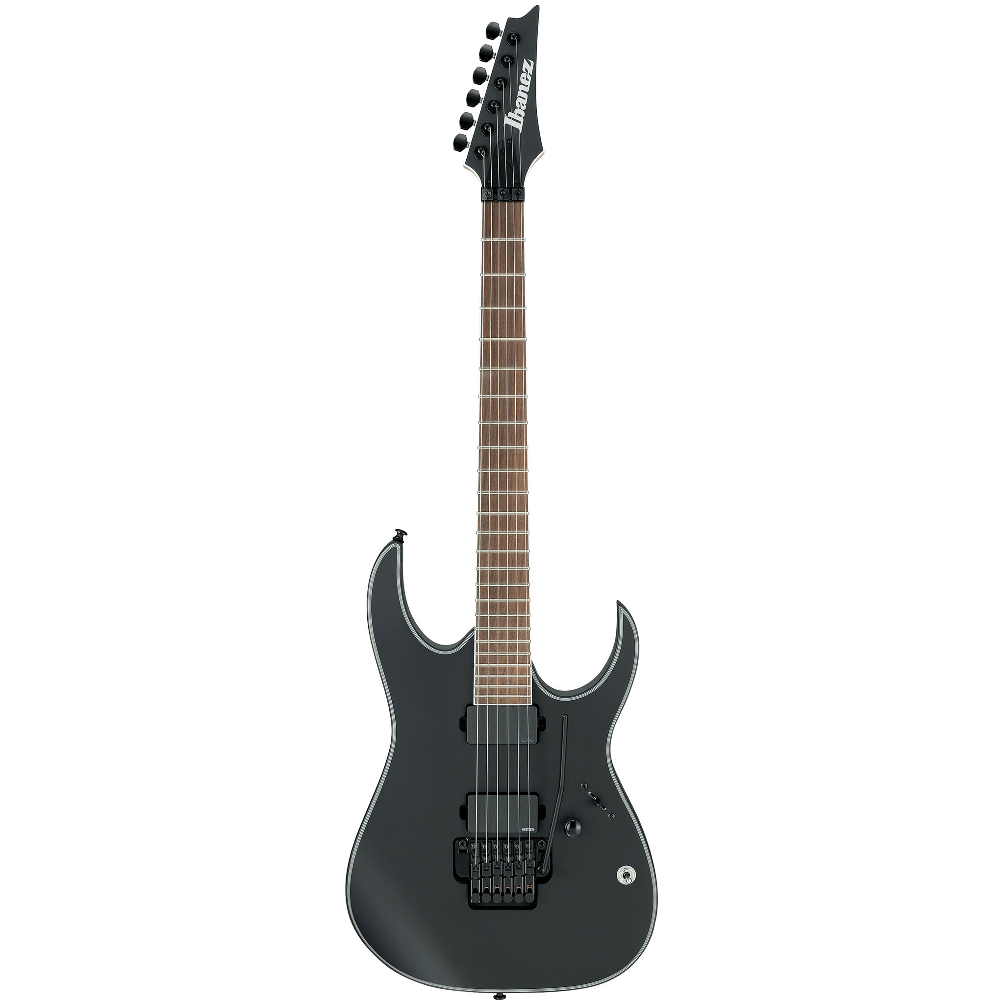 Ibanez RGIR30BE-BKF Iron Label Electric Guitar, Black Flat 