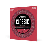 D'Addario EJ27N Student Nylon Classical Guitar Strings, Normal Tension, Clear/Silverplated Wound