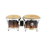 MEINL Percussion FWB400BB 7+8-1/2inch Professional Series Wood Bongo, Brown Burl