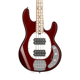 Sterling S.U.B Series Ray4 HH 4-String Electric Bass Guitar, Candy Apple Red