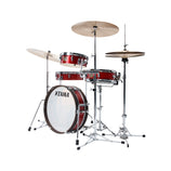 TAMA LJK48P-BRM Club-JAM Pancake 4-Piece Basic Drum Kit, Burnt Red Mist