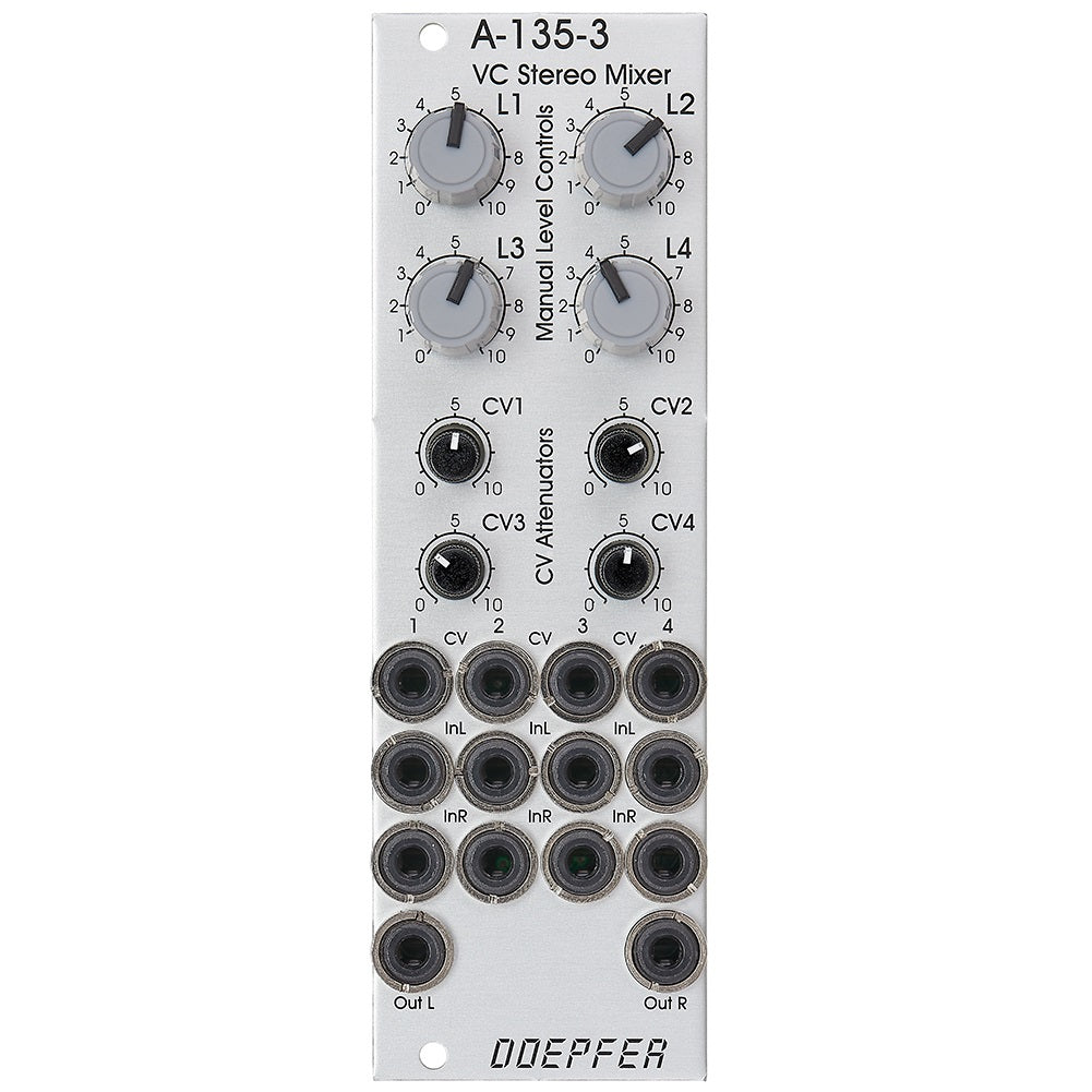 Doepfer - a-135-2: Quad VCA / Voltage Controller Mixer – Noisebug