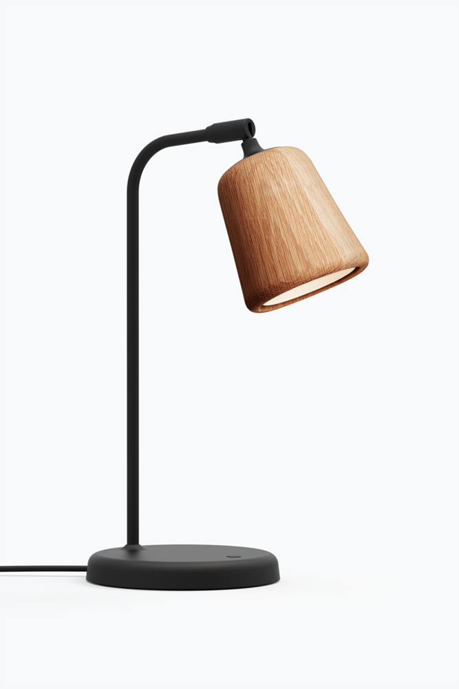 Material Table Lamp - Natural Oak