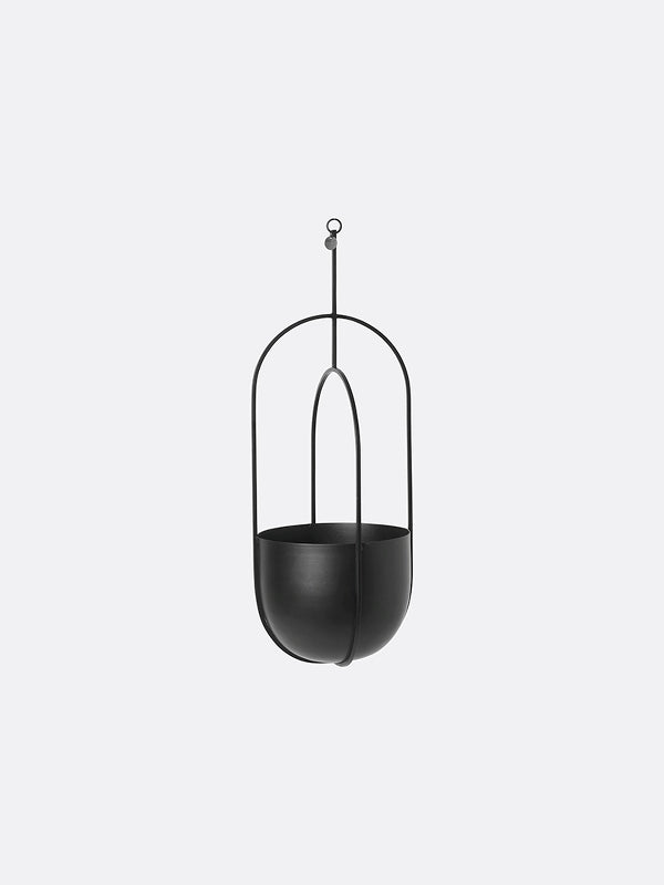 Hanging Deco Pot - Black