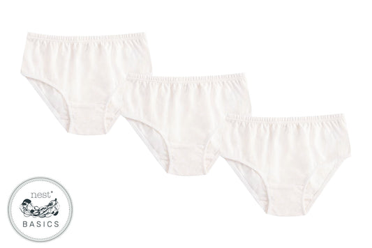 Girls Boy Short Underwear (Bamboo, 2 Pack) - The Hare & The Ant